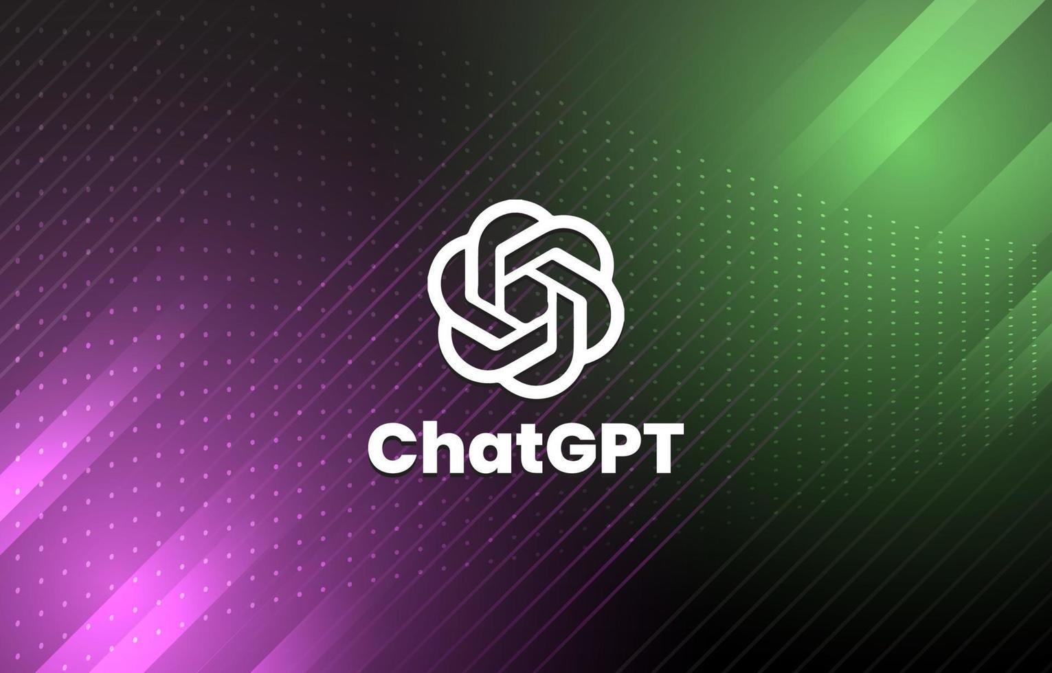 chatgpt-technology-background-free-vector